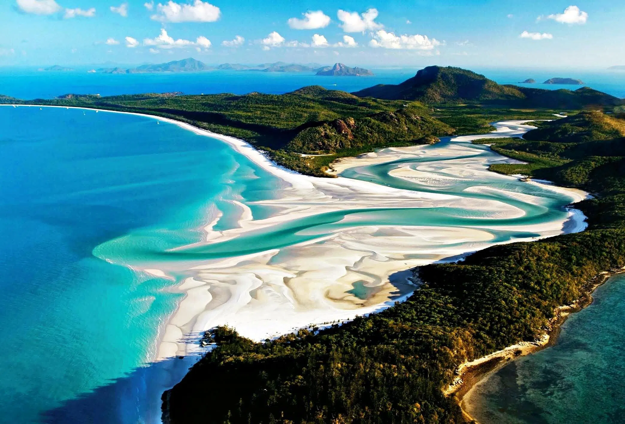 Bãi biển Whitehaven, đảo Whitsunday, Úc - Nguồn: Internet