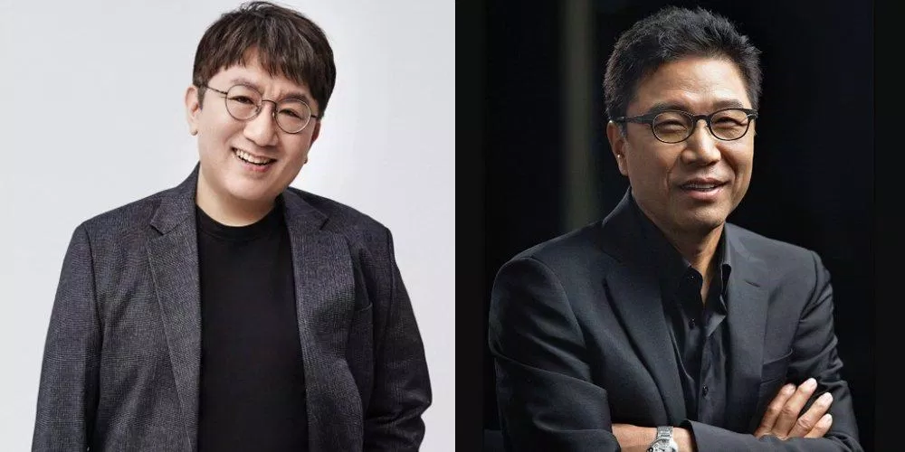 Bang Si Hyuk và Lee Soo Man (Ảnh: Internet)