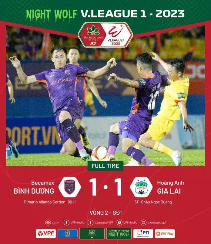 HAGL 1-1 Becamex Bình Dương (Ảnh: Internet) HAGL 1-1 Becamex Bình Dương (Ảnh: Internet)
