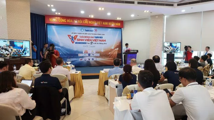 Lễ bốc thăm xếp lịch thi đấu vòng loại Giải bóng đá Thanh Niên Sinh Viên Việt Nam