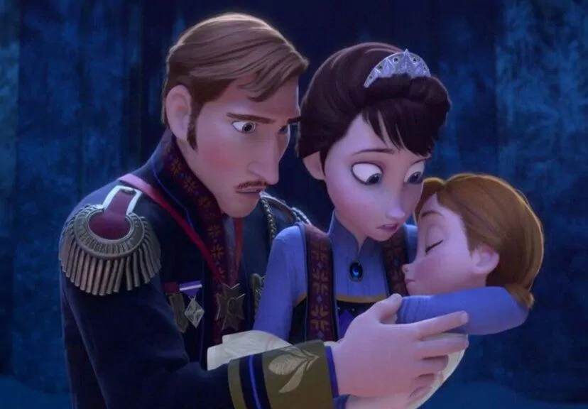 Vua Agnarr và Nữ hoàng Iduna trong Frozen