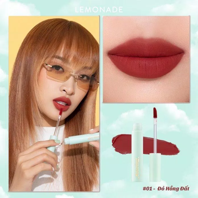 Màu 01: Đỏ hồng đất ( Nguồn: Website Lemonade ) Màu 01: Đỏ hồng đất ( Nguồn: Website Lemonade )