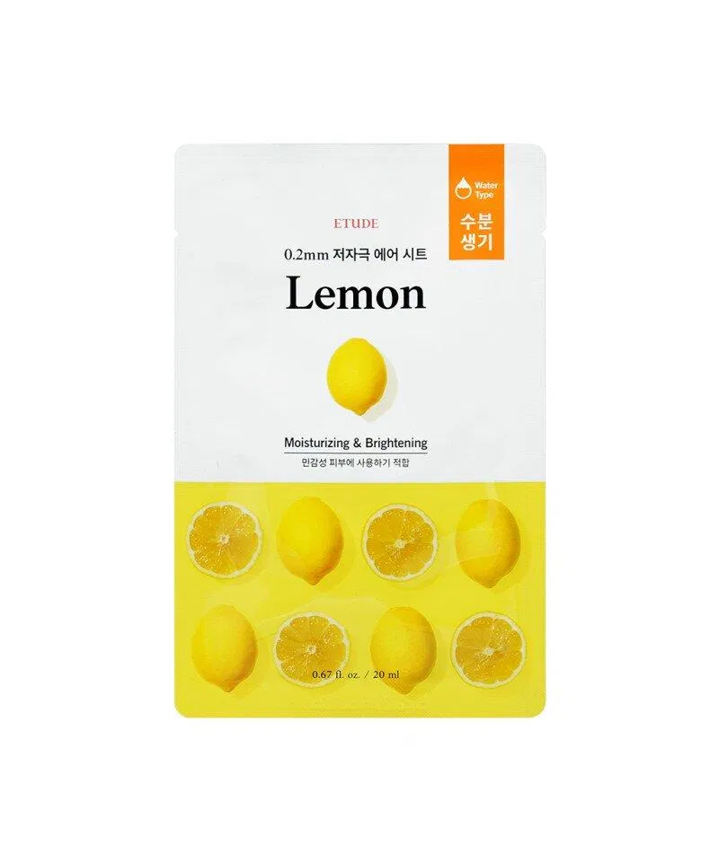 Etude House 0.2mm Therapy Air Mask - Lemon (ảnh: internet) Etude House 0.2mm Therapy Air Mask - Lemon (ảnh: internet)