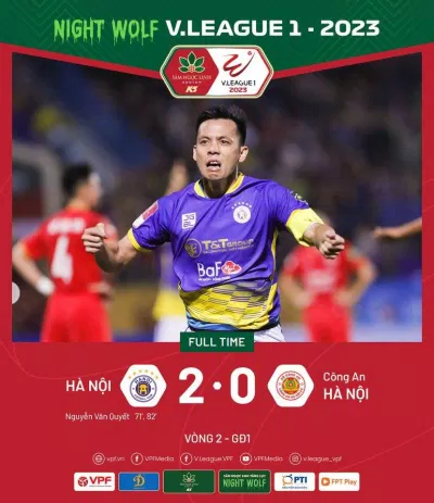 CLB Hà Nội 2-0 CLB CAHN (Ảnh: Internet)