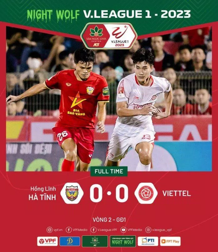 Viettel 0-0 Hồng Lĩnh Hà Tĩnh (Ảnh: Internet)