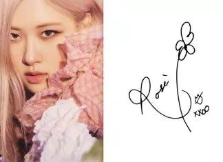 Chữ ký của idol K-Pop (Ảnh: Internet)