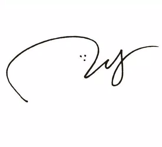 Chữ ký của Ong Seongwu (Ảnh: Internet)