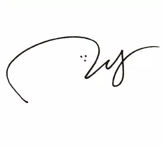 Chữ ký của Ong Seongwu (Ảnh: Internet) Chữ ký của Ong Seongwu (Ảnh: Internet)