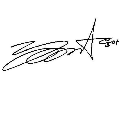 Chữ ký của (Ảnh: Internet) Chữ ký của (Ảnh: Internet)