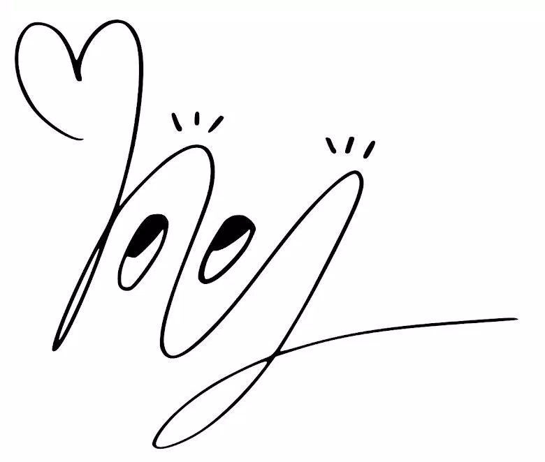 Chữ ký của Huening Bahiyyih (Kep1er) (Ảnh: Internet) Chữ ký của Huening Bahiyyih (Kep1er) (Ảnh: Internet)