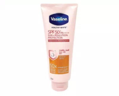 Kem chống nắng body cho da nhạy cảm Vaseline 50X Healthy White Sun Pollution Protection (Ảnh: Internet).
