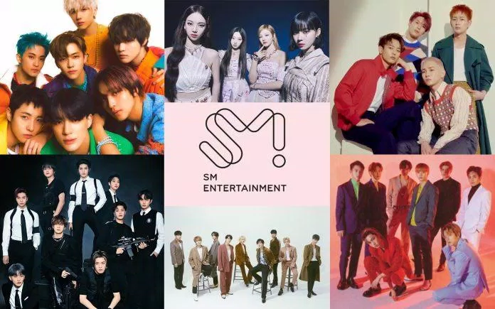 Các nghệ sĩ trực thuộc SM Entertainment (Ảnh: Internet)