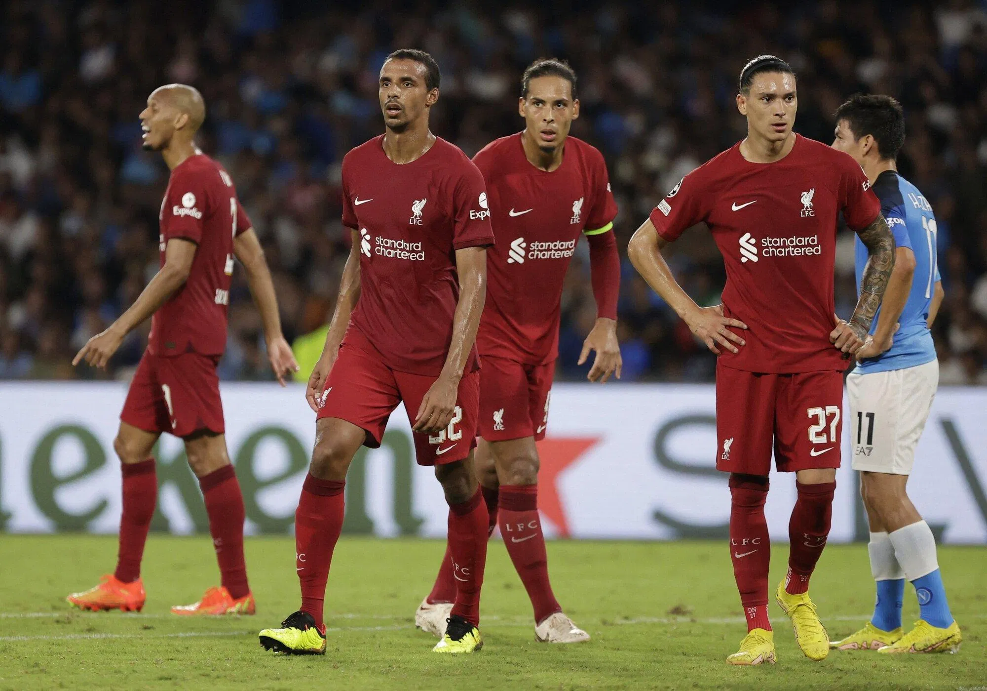 Thất bại duy nhất của Liverpool ở Champions League chính là thất bại trước Napoli ở vòng bảng (Ảnh: Internet) Thất bại duy nhất của Liverpool ở Champions League chính là thất bại trước Napoli ở vòng bảng (Ảnh: Internet)