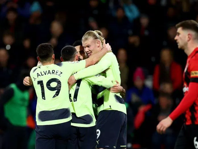 Cỗ máy ghi bàn của Man City mùa giải năm nay Erling Haaland cũng có mặt trong đội hình tiêu biểu của FIFA (Ảnh: Internet) Cỗ máy ghi bàn của Man City mùa giải năm nay Erling Haaland cũng có mặt trong đội hình tiêu biểu của FIFA (Ảnh: Internet)