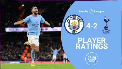 Riyad Mahrez cũng là một trong những ngòi nổ đáng chú ý của Man City trong chuyến hành quân tới sân của Tottenham (Ảnh: Internet) Riyad Mahrez cũng là một trong những ngòi nổ đáng chú ý của Man City trong chuyến hành quân tới sân của Tottenham (Ảnh: Internet)