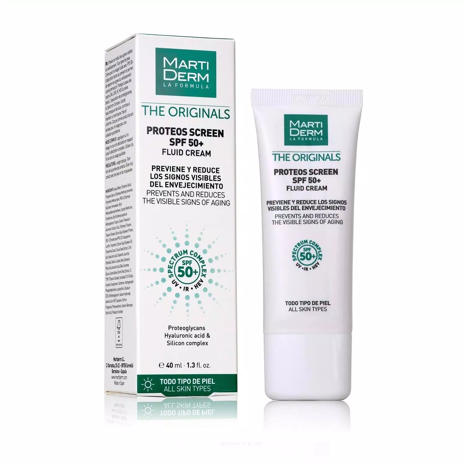 MartiDerm The Originals Proteos Screen SPF50+ Fluid Cream