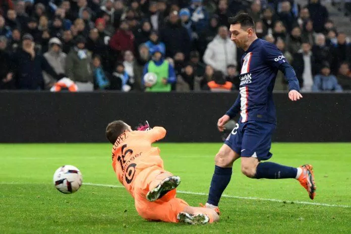 Mbappe đáp lễ bằng kiến tạo cho Messi dễ dàng ghi bàn nhân đôi tỉ số cho PSG (Ảnh: Internet) Mbappe đáp lễ bằng kiến tạo cho Messi dễ dàng ghi bàn nhân đôi tỉ số cho PSG (Ảnh: Internet)