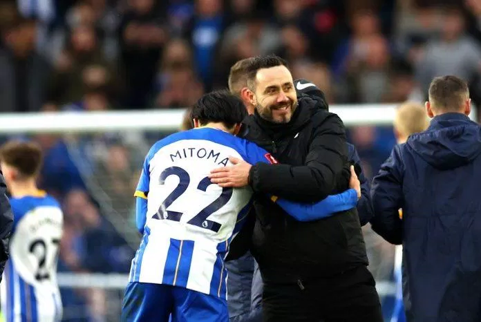 Mitoma Kaoro đang là chìa khóa dẫn tới thành công của HLV Roberto De Zerbi tại Premier League (Ảnh: Internet) Mitoma Kaoro đang là chìa khóa dẫn tới thành công của HLV Roberto De Zerbi tại Premier League (Ảnh: Internet)