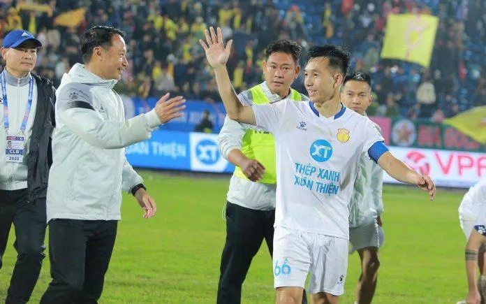 CLB Nam Định đứng đầu BXH V.League (Ảnh: Internet)