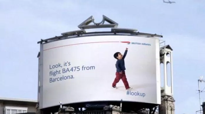 Chiến dịch Magic of Flying của British Airways (Ảnh: Internet)
