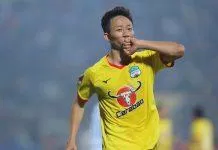 Châu Ngọc Quang đã thi đấu tỏa sáng có cho mình 2 bàn thắng.