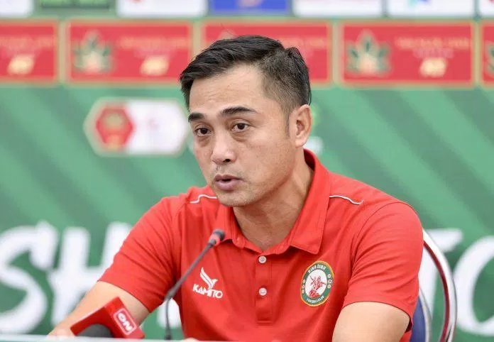 HLV Nguyễn Đức Thắng: "Mục tiêu của Topenland Bình Định là lọt vào top 8 đội dẫn đầu giai đoạn 1" (Ảnh: Internet) HLV Nguyễn Đức Thắng: "Mục tiêu của Topenland Bình Định là lọt vào top 8 đội dẫn đầu giai đoạn 1" (Ảnh: Internet)