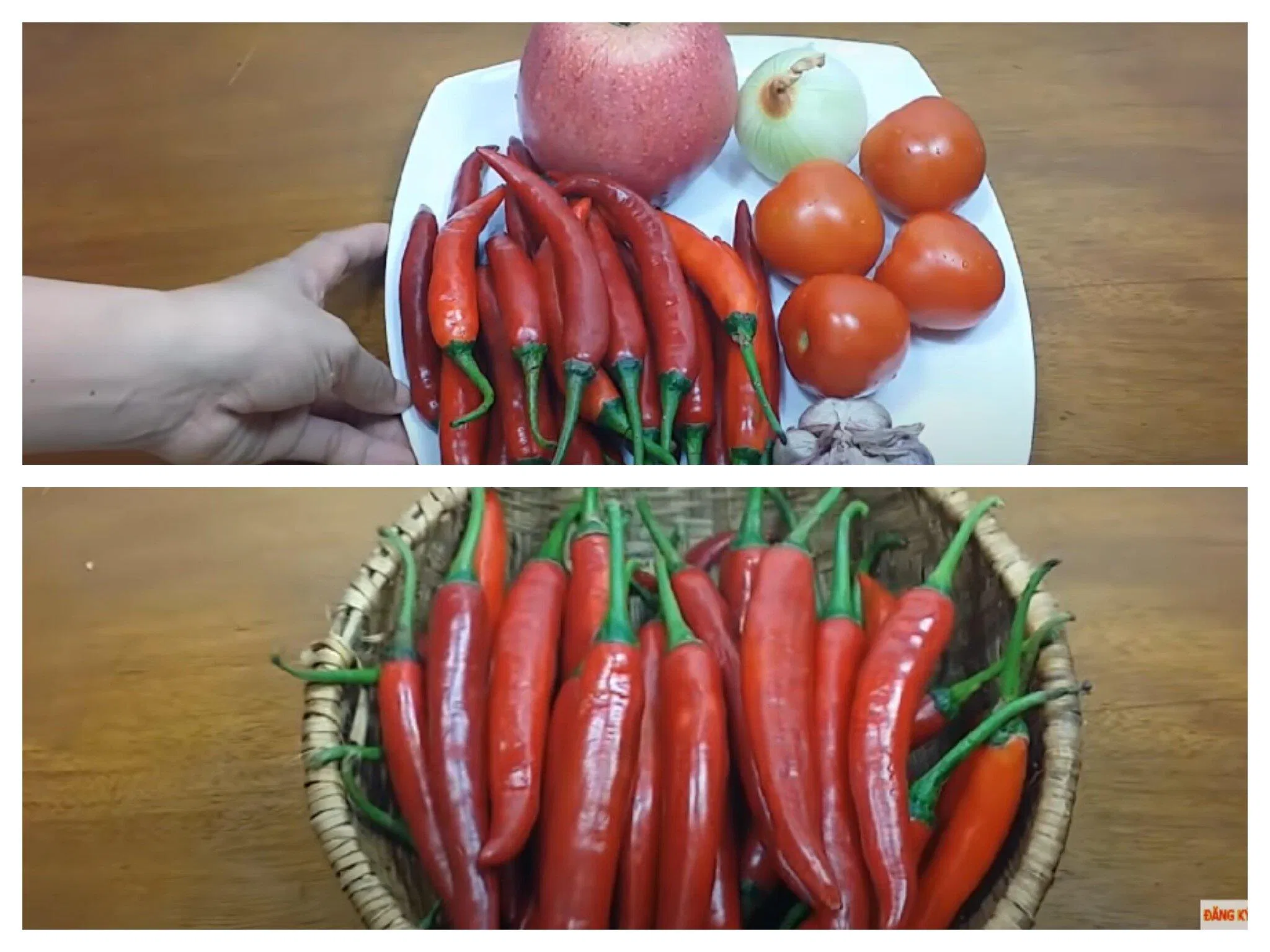 Nguyên liệu làm tương ớt