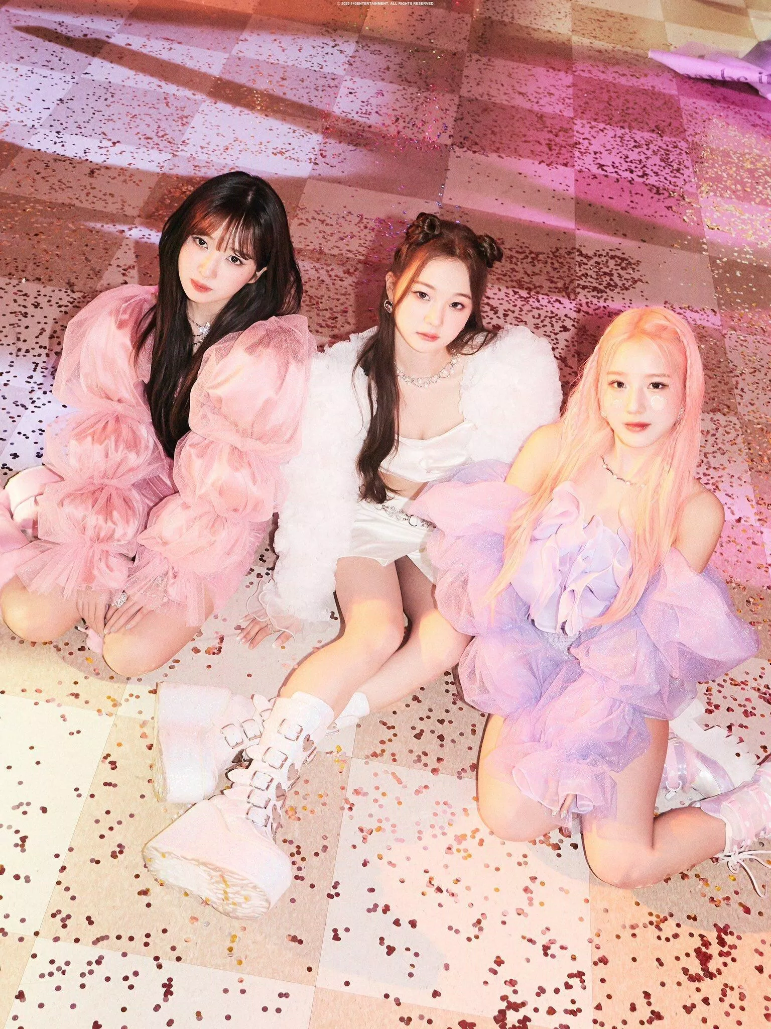 3 thành viên là MiU, Suhye và Gaeun. (Ảnh: Internet) 3 thành viên là MiU, Suhye và Gaeun. (Ảnh: Internet)