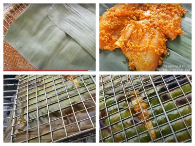 Nướng cá vàng giòn