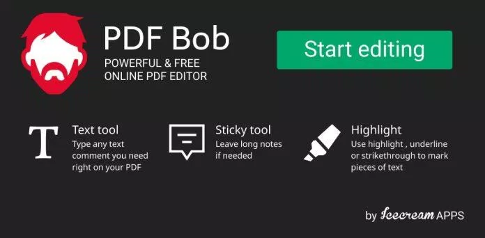 . Phần mềm chỉnh sửa PDF BOB (Ảnh: Internet)