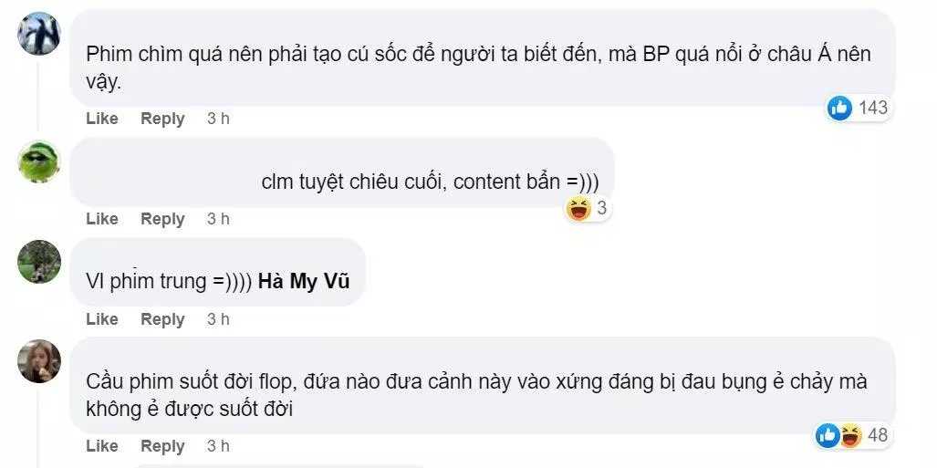 Netizen đều cho rằng đây là chiêu trò PR bẩn của phim. (Ảnh: Internet)