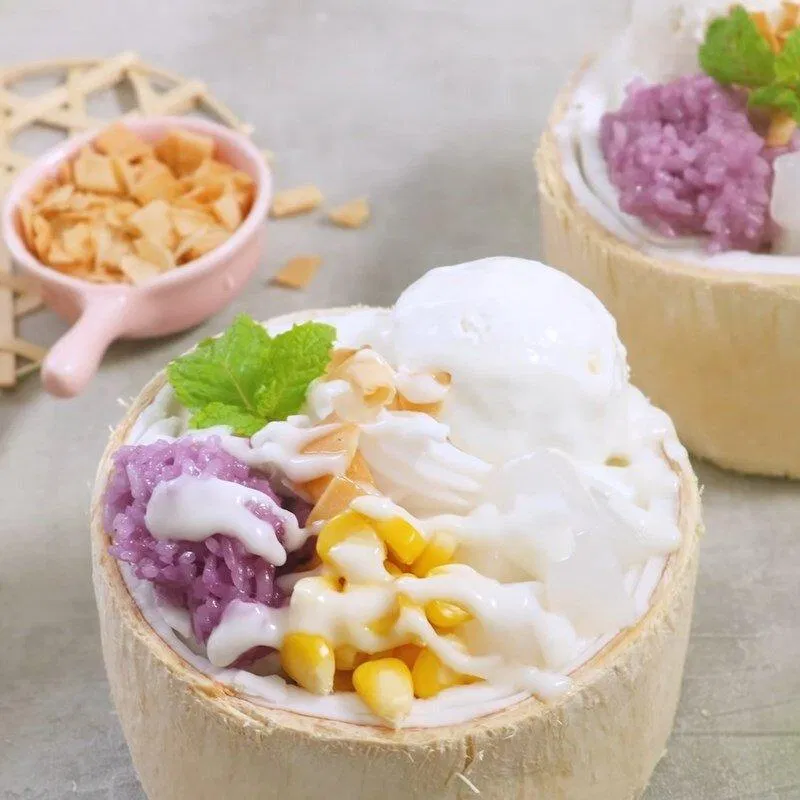 Quán kem xôi dừa Bubu (Ảnh: Internet)