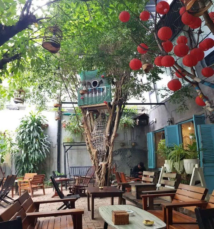 Không gian bên trong của quán. (Ảnh: Internet)
