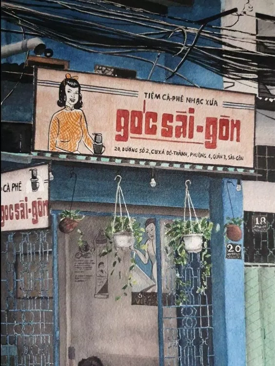 Cafe Góc Sài Gòn. (Nguồn ảnh: Internet)
