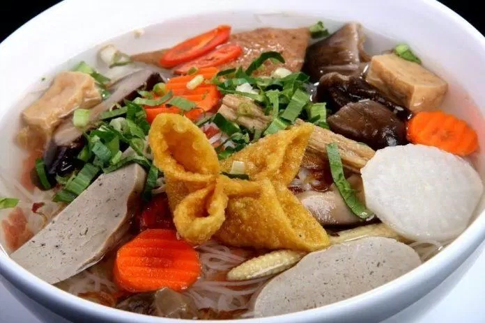 Quán hủ tiếu chay Hồng Nhung (Ảnh: Internet)