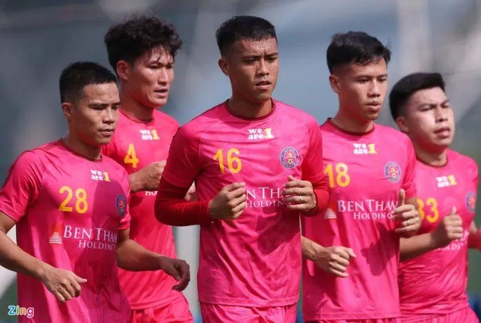 Xếp cuối cùng ở V-League 2022, CLB Sài Gòn là cái tên duy nhất phải xuống chơi ở giải hạng Nhất (Ảnh: Internet)