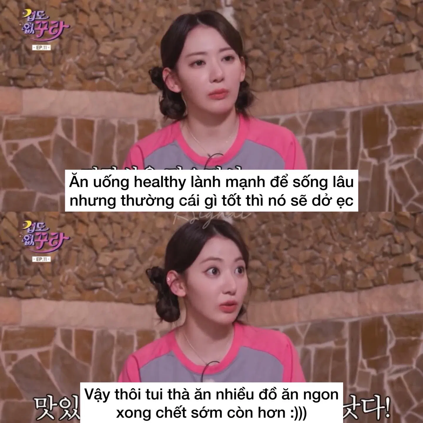 Châm ngôn sống của bé Đào mỏ hỗn. (Ảnh: Internet) Châm ngôn sống của bé Đào mỏ hỗn. (Ảnh: Internet)