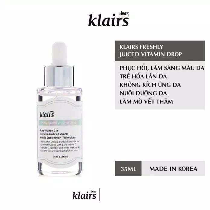 Serum Vitamin C Klairs (Nguồn: Internet)