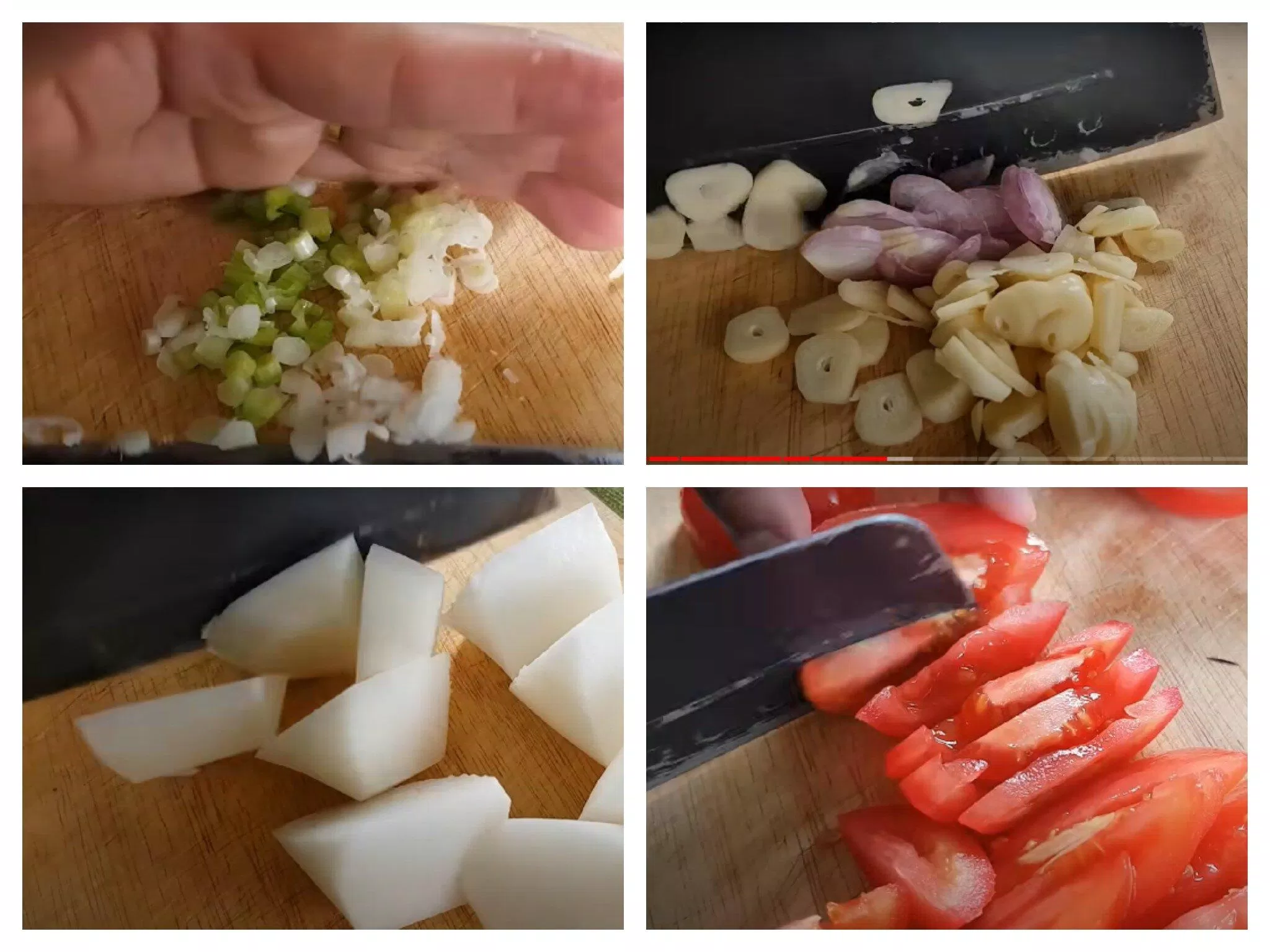 Sơ chế một số nguyên liệu khác