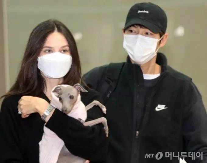 Song Joong Ki và vợ anh, Katy Louise Saunders. (Ảnh: Internet) Song Joong Ki và vợ anh, Katy Louise Saunders. (Ảnh: Internet)