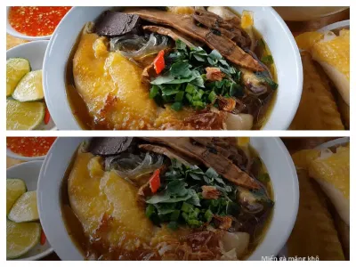 Thành phẩm miến gà