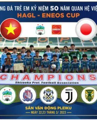 CLB HAGL đăng cai tổ chức Ngày Hội bóng đá trẻ em Việt Nhật HAGL ENEOS Cup 2023
