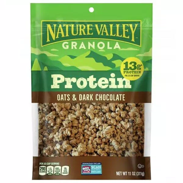 Yến mạch Nature Valley và Granola Protein Sôcôla đen (Ảnh: Internet) Yến mạch Nature Valley và Granola Protein Sôcôla đen (Ảnh: Internet)