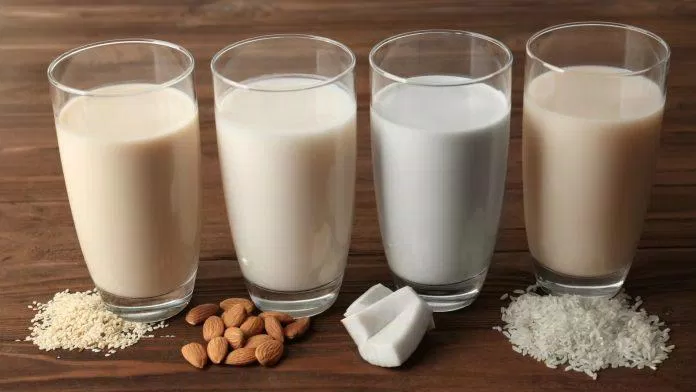 Một số loại sữa từ thực vật (Ảnh: Internet)