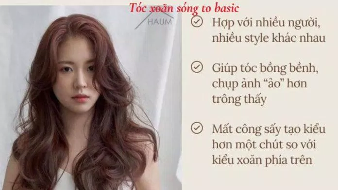 Tóc xoăn sóng to basic (Nguồn: Internet)