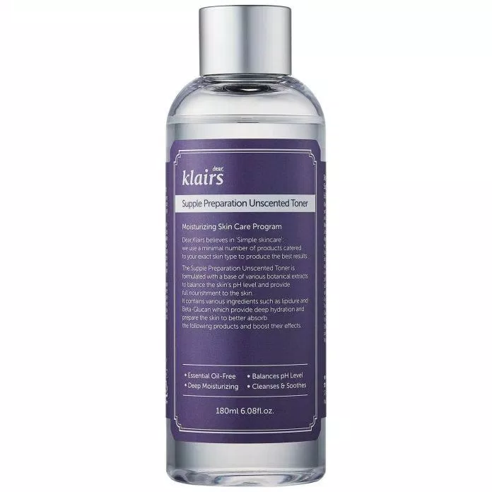 Klairs Supple Preparation Unscented Toner