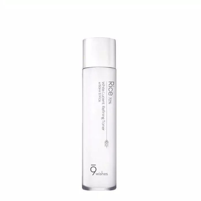 9 Wishes Rice 72% White Lucent refining Toner