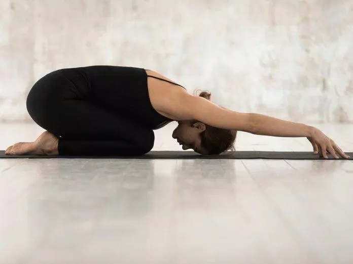 Tư thế Balasana (Ảnh: Internet) Tư thế Balasana (Ảnh: Internet)