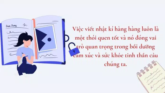 Viết nhật ký mỗi ngày (Nguồn: Tamtit@2012) Viết nhật ký mỗi ngày (Nguồn: Tamtit@2012)