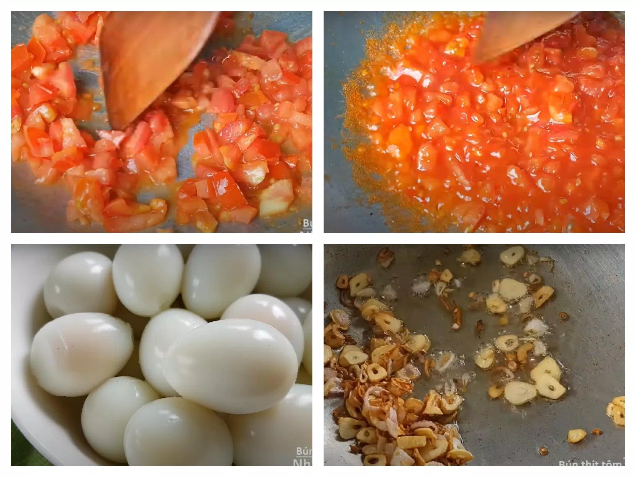 Xào cà chua và phi hành